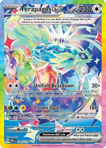 Terapagos ex - 169/131 - SV: Prismatic Evolutions (PRE)