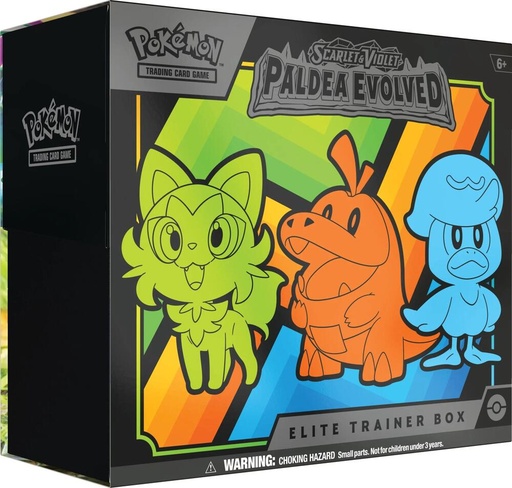 [185-85366] Paldea Evolved Elite Trainer Box - SV02: Paldea Evolved (PAL)