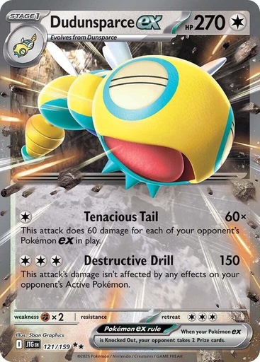 Dudunsparce ex - 121/159 - SV09: Journey Together (JTG)