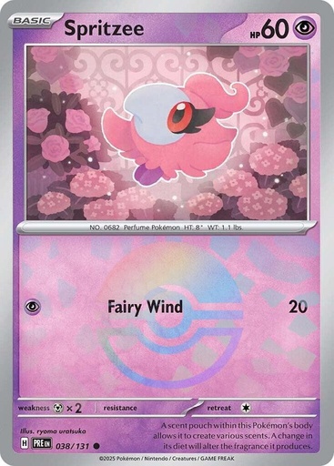 Spritzee (Poke Ball Pattern) - SV: Prismatic Evolutions (PRE) 