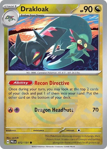 Drakloak (Master Ball Pattern) - SV: Prismatic Evolutions (PRE)