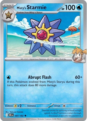 Misty's Starmie - SV10: Destined Rivals (DRI)