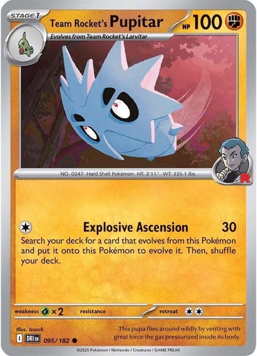 Team Rocket's Pupitar - SV10: Destined Rivals (DRI)
