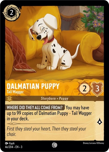 Dalmatian Puppy - Tail Wagger (4e/204) - Into the Inklands (3)