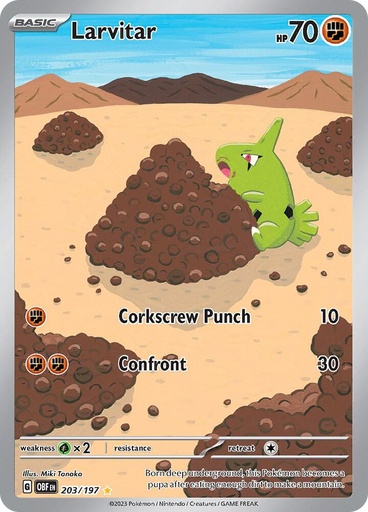 Larvitar - 203/197 - SV03: Obsidian Flames (OBF)