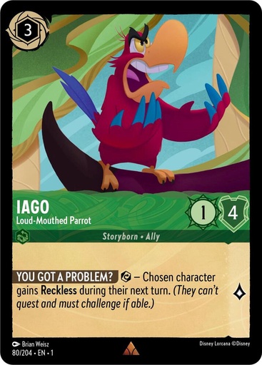 Iago - Loud-Mouthed Parrot - The First Chapter (1) 