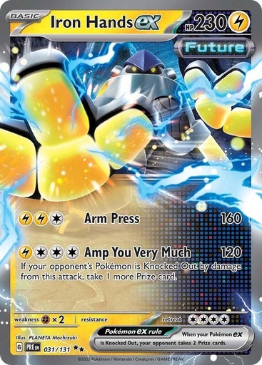 Iron Hands ex - 031/131 - SV: Prismatic Evolutions (PRE)