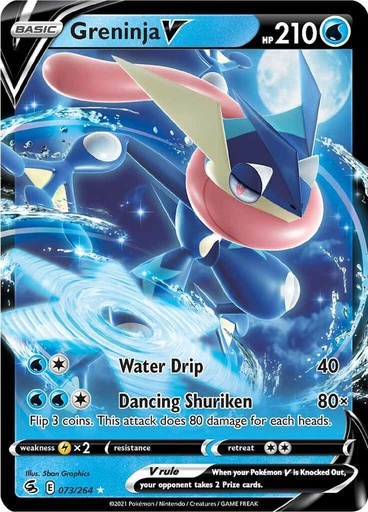 Greninja V - SWSH08: Fusion Strike (SWSH08)