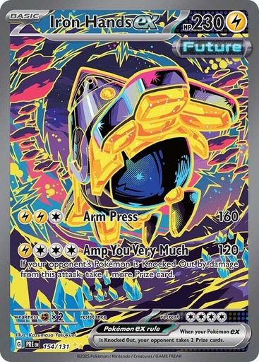 Iron Hands ex - 154/131 - SV: Prismatic Evolutions (PRE)