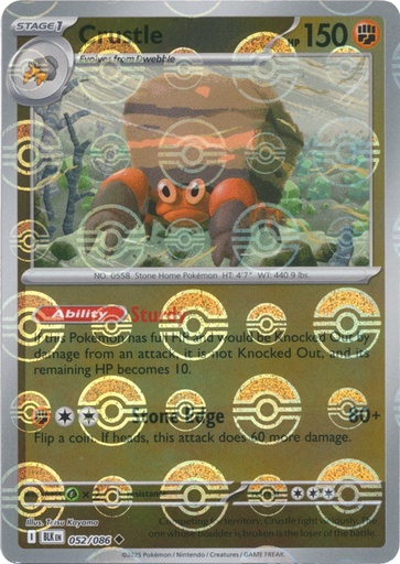 Crustle (Poke Ball Pattern) - SV: Black Bolt (BLK)