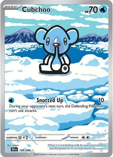 Cubchoo - 109/086 - SV: Black Bolt (BLK)