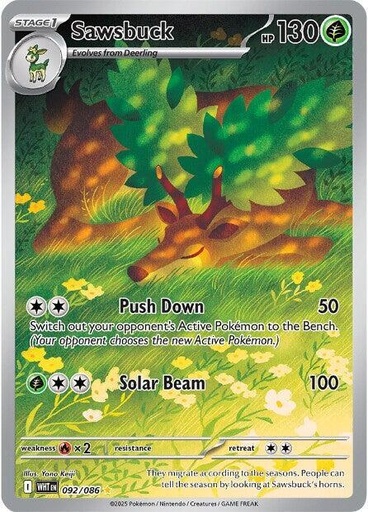 Sawsbuck - 092/086 - SV: White Flare (WHT)