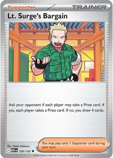 Lt. Surge's Bargain - 120/132 - ME01: Mega Evolution (MEG)
