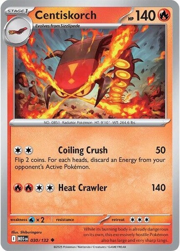 Centiskorch - ME01: Mega Evolution (MEG)
