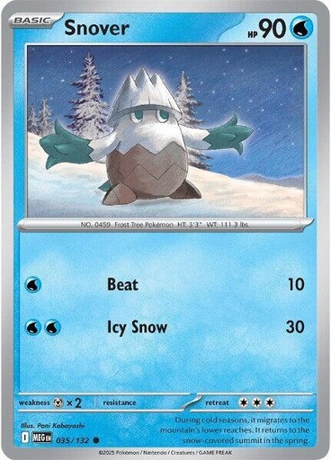 Snover - 035/132 - ME01: Mega Evolution (MEG)