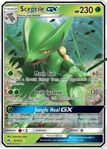 Sceptile GX - SM - Lost Thunder (SM8)