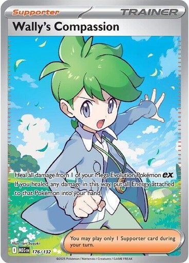Wally's Compassion - 176/132 - ME01: Mega Evolution (MEG)