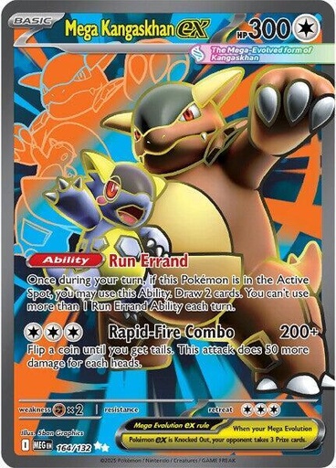 Mega Kangaskhan ex - 164/132 - ME01: Mega Evolution (MEG)
