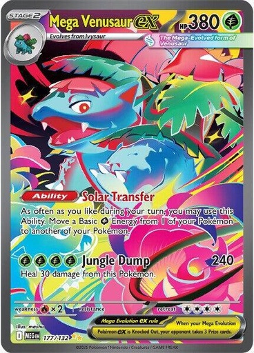 Mega Venusaur ex - 177/132 - ME01: Mega Evolution (MEG)