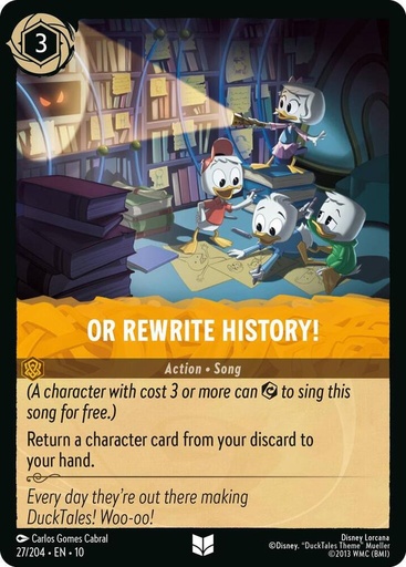 Or Rewrite History! - Whispers in the Well (10) 