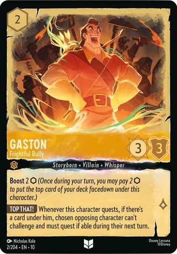 Gaston - Frightful Bully - Whispers in the Well (10) 