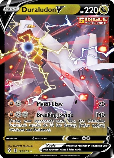 Duraludon V - SWSH07: Evolving Skies 122/203