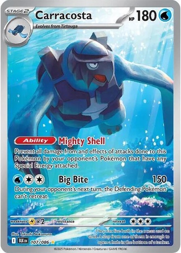 Carracosta - 107/086 - SV: Black Bolt (BLK)