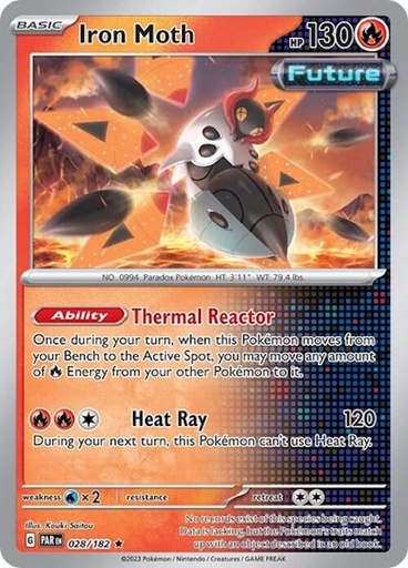 Iron Moth - 028/182 (Cosmos Holo) - Miscellaneous Cards & Products (MCAP)