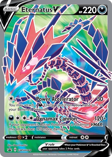 Eternatus V - SWSH044 - SWSH: Sword & Shield Promo Cards (SWSD)