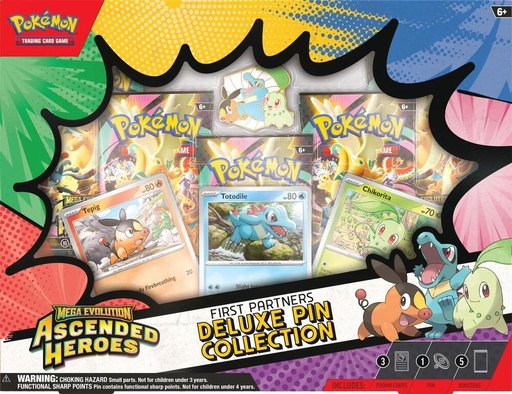 [10-10301-108] Ascended Heroes First Partners Deluxe Pin Collection - ME: Ascended Heroes (ASC)(Ingles)