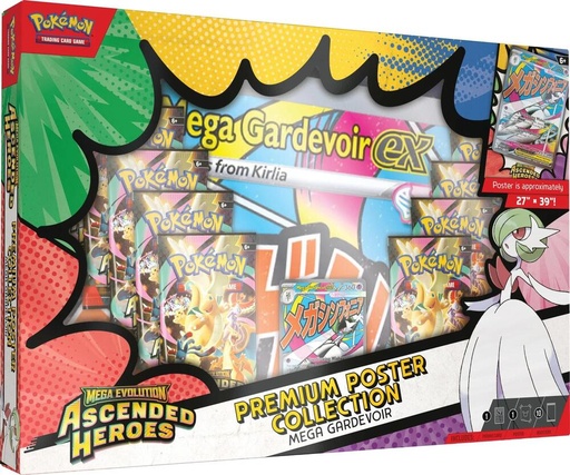 [10-10302-120] Premium Poster Collection: Mega Gardevoir - ME: Ascended Heroes (ASC) (Ingles)