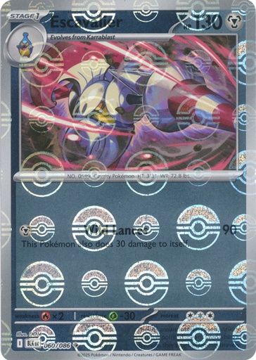 Escavalier (Poke Ball Pattern) - SV: Black Bolt (BLK)