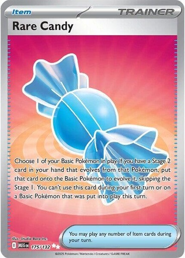 Rare Candy - 175/132 - ME01: Mega Evolution (MEG)