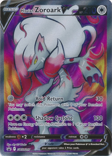 Hisuian Zoroark V - SWSH297 - SWSH: Sword & Shield Promo Cards (SWSD)