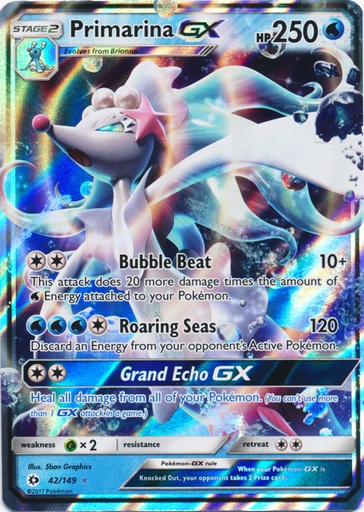 Primarina GX - SM Base Set (SM01)