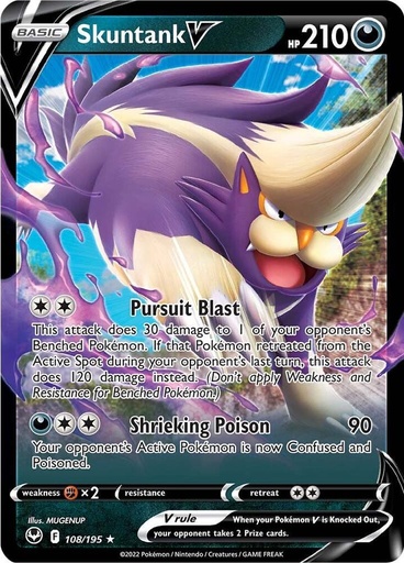 Skuntank V - SWSH12: Silver Tempest 108/195