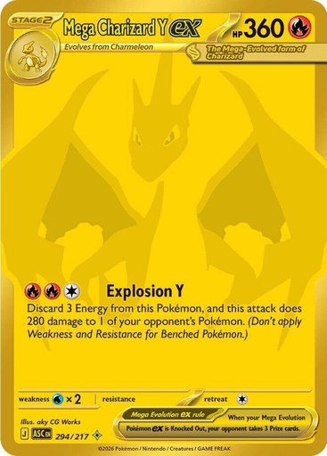 Mega Charizard Y ex - 294/217 - ME: Ascended Heroes (ASC)