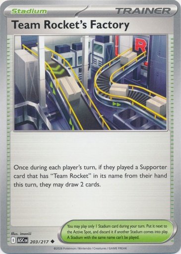 Team Rocket's Factory - ME: Ascended Heroes (ASC)
