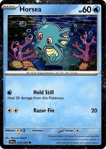 Horsea - 010/064 (Cosmos Holo) - Miscellaneous Cards & Products