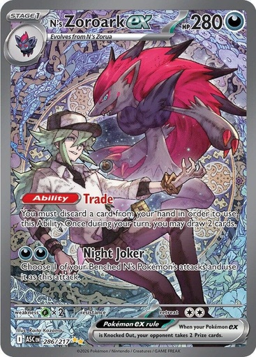 N's Zoroark ex - 286/217 - ME: Ascended Heroes (ASC)