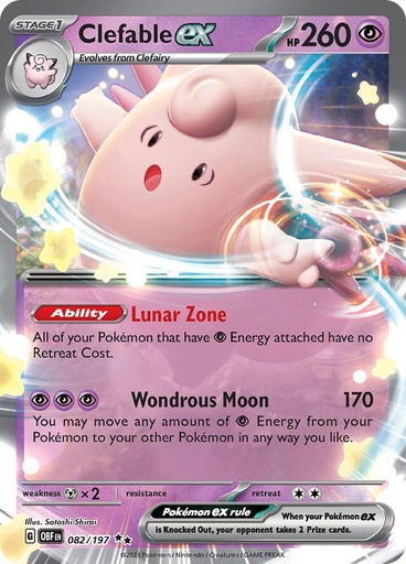 Clefable ex - SV03: Obsidian Flames (OBF)