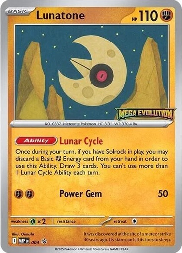 Lunatone - 004 - ME: Mega Evolution Promo (MEP)