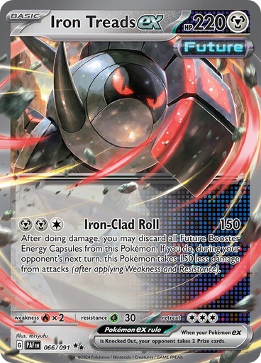 Iron Treads ex - SV: Paldean Fates 066/091