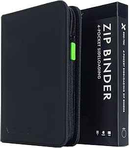 Exo-Tec Zip Binder 4-Pocket Sideloading Black