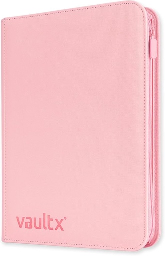 Exo-Tec Zip Binder 9-Pocket Sideloading Pink