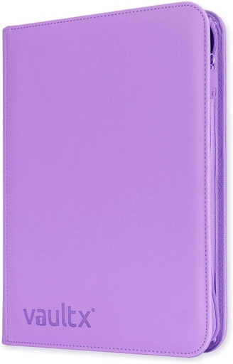 Exo-Tec Zip Binder 9-Pocket Sideloading Purple