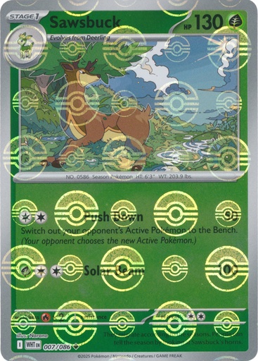 Sawsbuck (Poke Ball Pattern) - SV: White Flare (WHT) 
