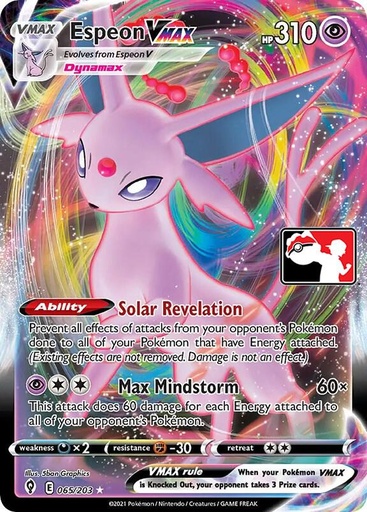 Espeon VMAX - Prize Pack Series Cards