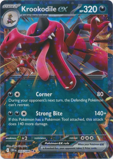 Krookodile ex - ME04: Chaos Rising (CRI) 