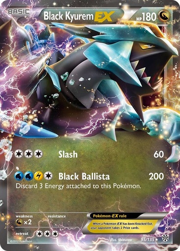 Black Kyurem EX - Plasma Storm (PLS)
